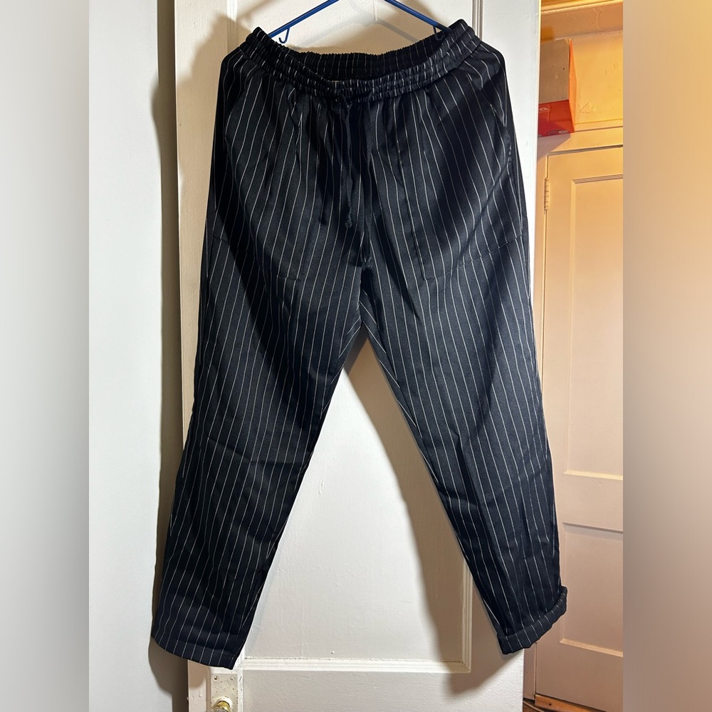 SHEIN pinstripe pants